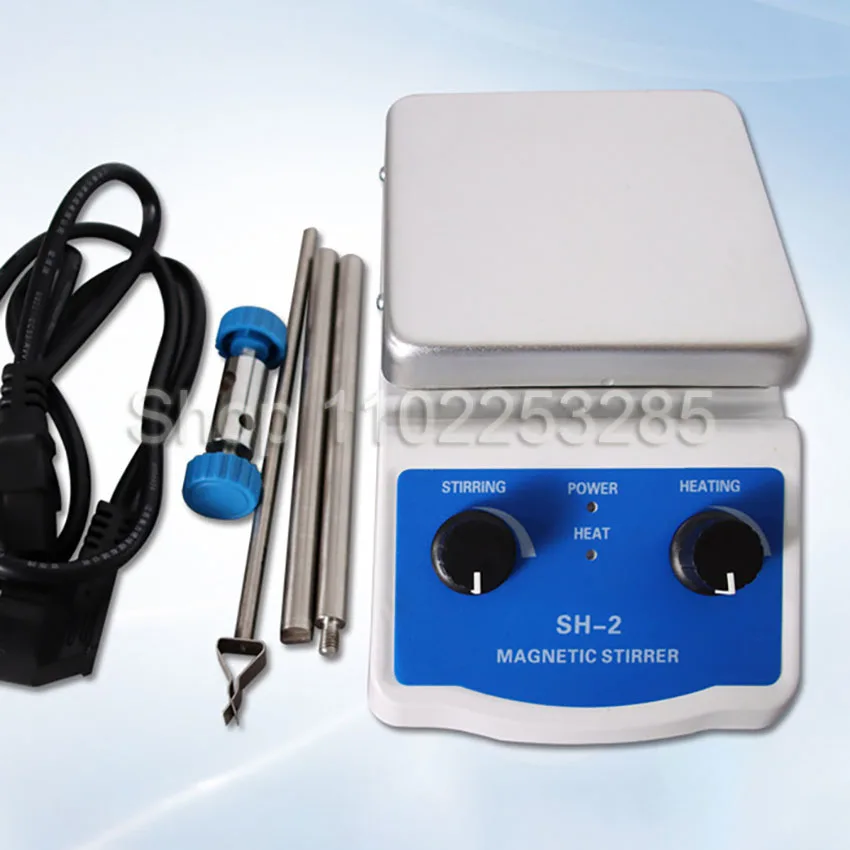 SH-2 Laboratory Magnetic Stirrer, Laboratory Magnetic Stirrer with Heating Function Thermostatic Devices
