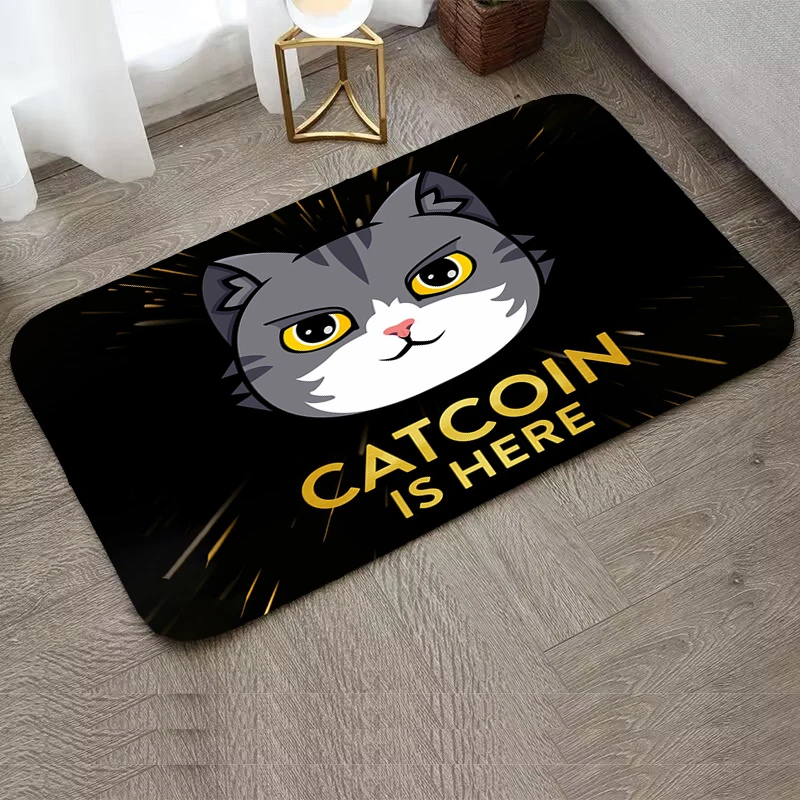 

Entrance Carpet Cute Animal Cartoon Floor Mats Non-slip Kitchen Mat Kitchen and Home Items Living Room Rug for Bedroom Rugs Foot