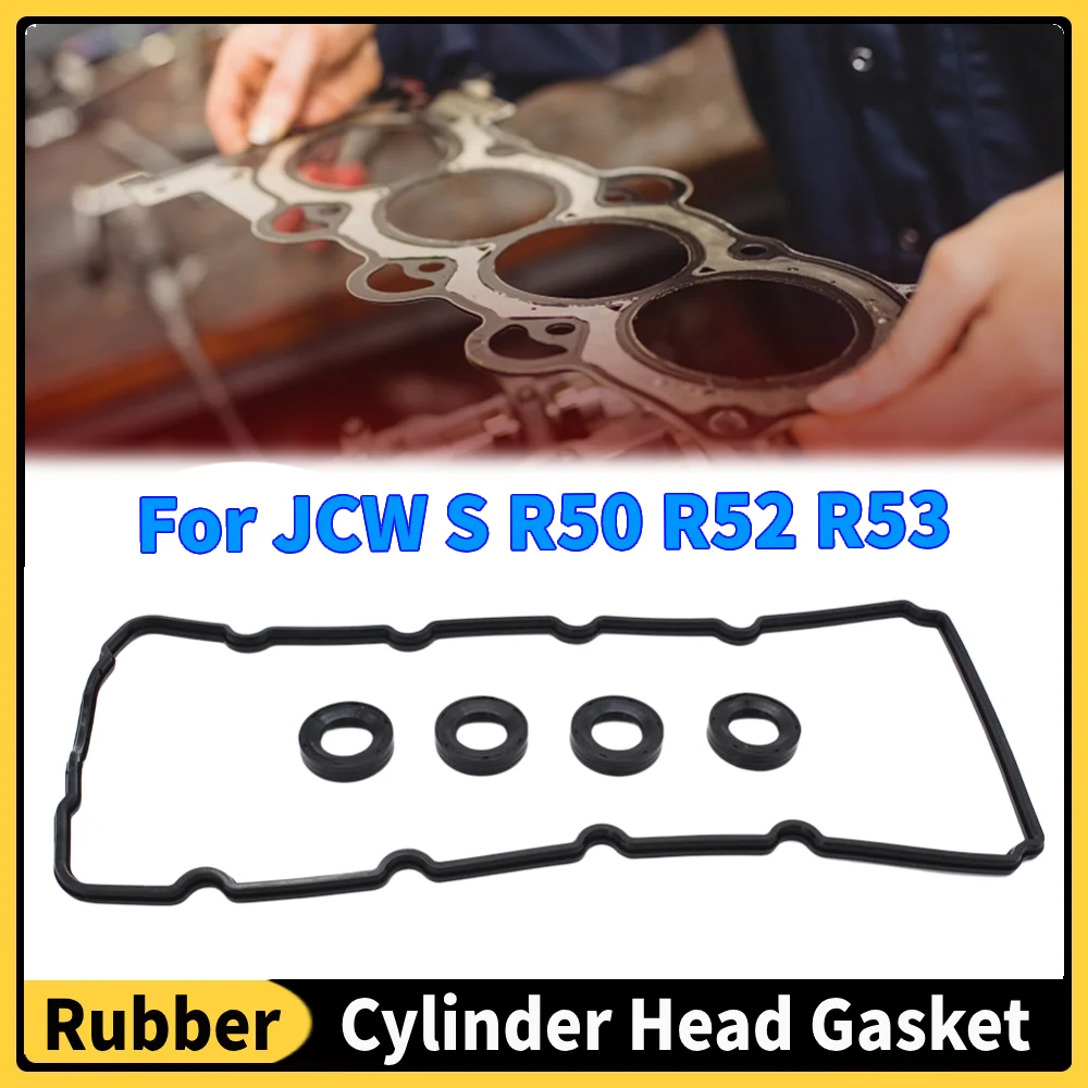 Engine Rocker Arm Cover Rubber Rocker Cover Gasket Supercharge Engine Valve Gasket FOR MINI ONE COOPER JCW S R50 R52 R53