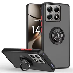 Cover per telefono con anello magnetico Matte Armor - Protezione potenziata