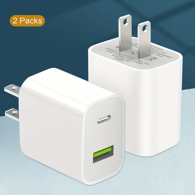 Dual USB-C Charger Block 2