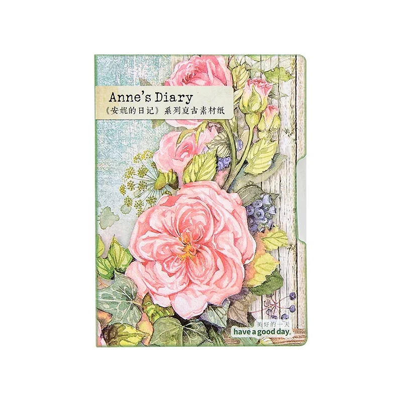 Journamm 30pcs/pack Aesthetics Materials Paper for Junk Journal DIY Scrapbooking Collage Photo Album Decor Diary Craft Paper 6