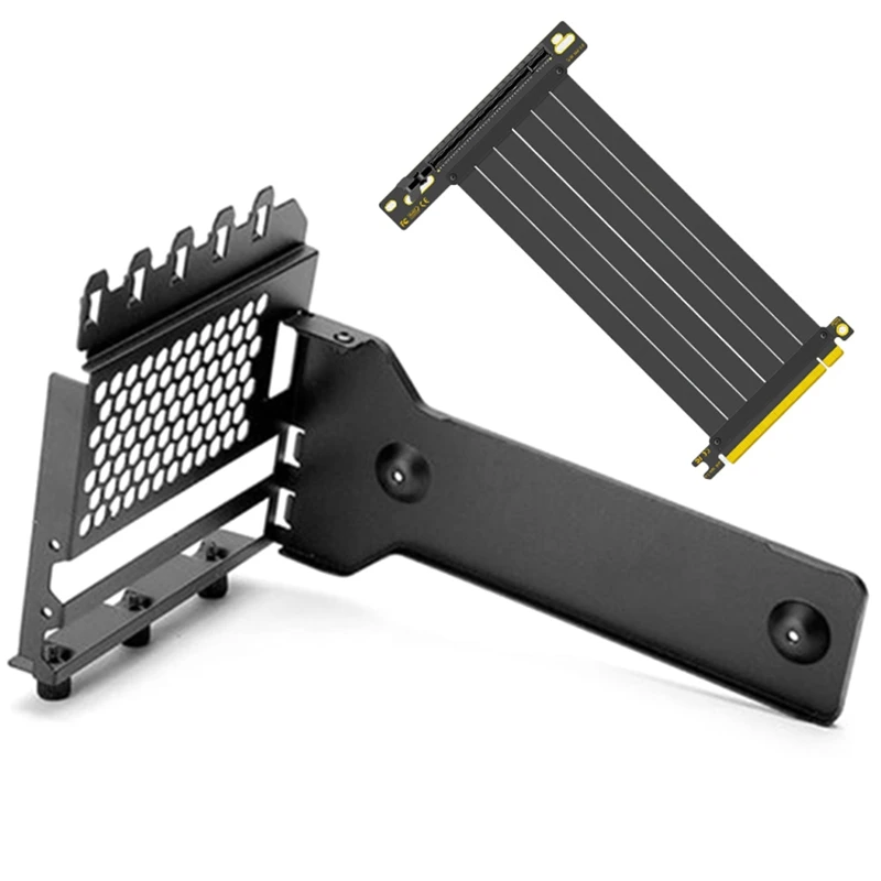 

Cable V-GPUKT 3.0 Vertical Stand 180 To 90 Degree Graphics Card Vertical Bracket PCI-E 3.0X16 Cable Set For RTX3060 2080 2060