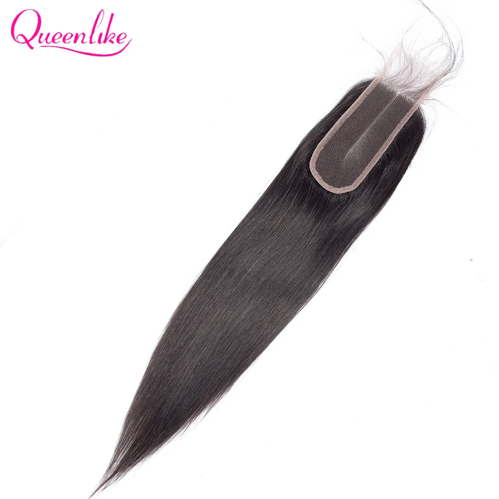 2x6 Lace Closure 14-26 inch Brazilian Straight Lace Closure 6 Inch Deep Part Closure Human Hair for Women Middle Part 2