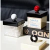 Brush Stand Modern Minimalist For Cotton Pads Stripe Acrylic Storage Box Dust Belt Cover Cotton Buds Box Multifunctional 6
