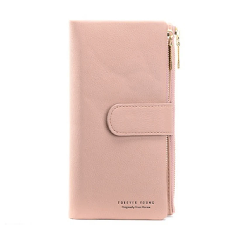 

PU Leather Wallets New Women Long Hasp Purses Large Capacity Money Bag Female Phone Pocket Multifunction Clutch Coin Card Holder