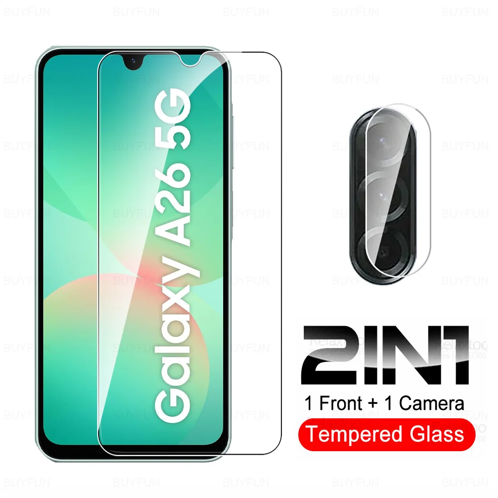 8-in-1 Clear Tempered Glass and Camera Screen Protector Film