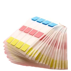 8/10sheets Index Label Sticker Candy Color Self Adhesive Categorized Sticky Notes Reading Mark Papers School Office Supplies