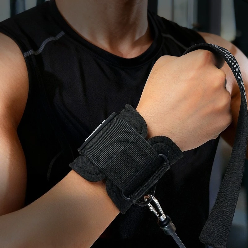 Enhanced Grip Support Weightlifting Bands - Adjustable Gym Wrist Straps