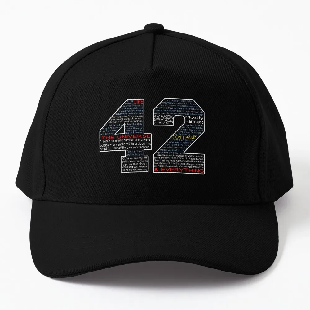 

42 The Answer To Life The Universe And Everything Baseball Cap Beach Bag Brand Man cap Men Women's