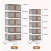 Simple Plastic Kitchen Cabinets Multi-layer Flip Bedroom Cabinets Home Furniture Home Living Room Snack Toy Storage Cabinet Box 5