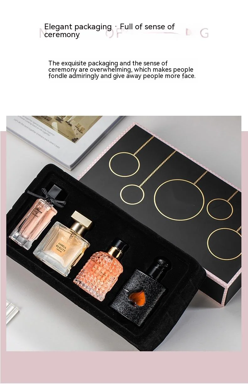 New Hot Perfume Flower Tale of Things Women's Perfume Set Gift Box Fresh and Lasting Light Fragrance Popular Black Crow Fragrance_voghion.com