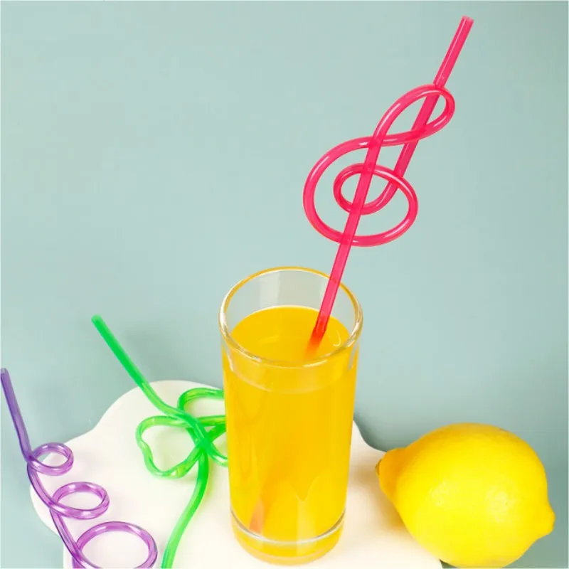 1PCS Funny Love Heart Double Straw Unique Flexible Drinking Tube Kids  Colorful Plastic Drinking DIY Straws Bar Accessories - AliExpress