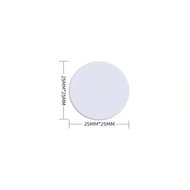10Pcs 25MM ID 125KHz EM4305/T5577 RFID Smart Chip Sticker Writable Coin Circular Card Fast Shipping 4