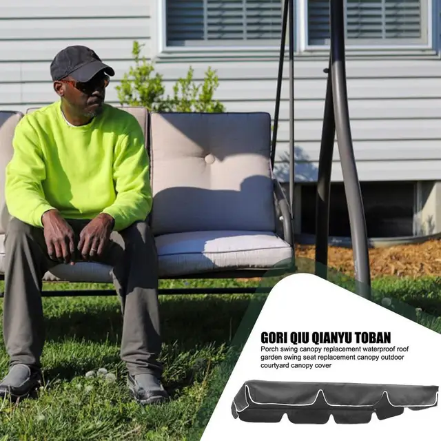Kerti Kültéri Hinta Szék Fedőlapa Mennyezeti Pad Lombkorona Csere Kalapia Erkély Napfény Lengő Ülés Burkolat Nap Menhely - Image 6
