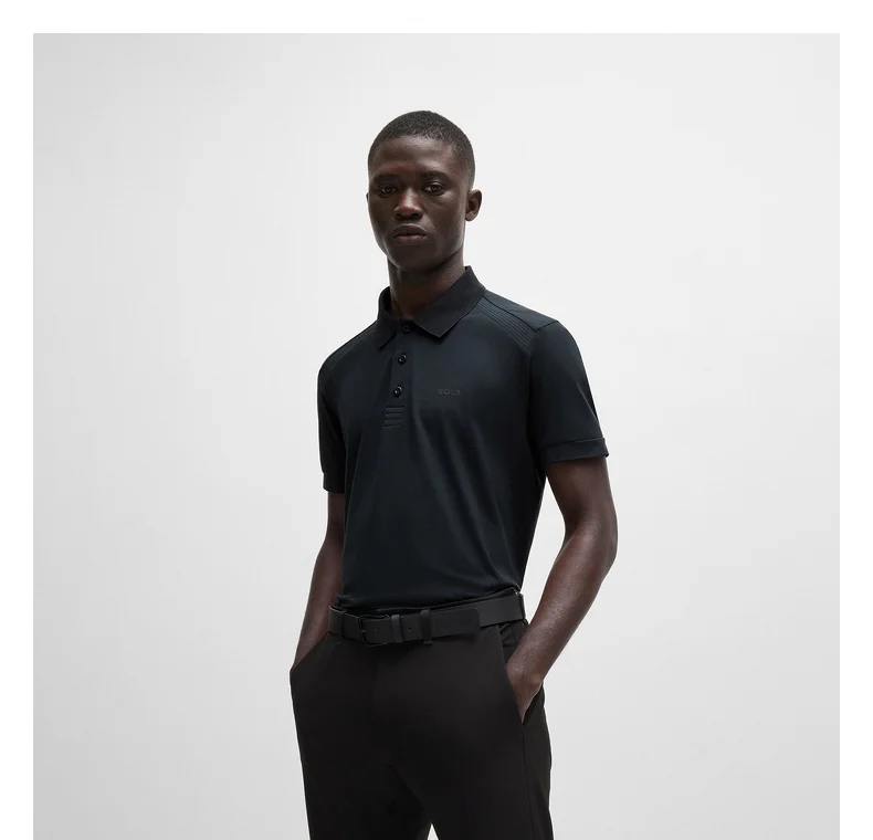 German Top Luxury Brand BOSS Spring and Summer Men's and Women's Printed POLO Shirts Daily Commuting Sports 3