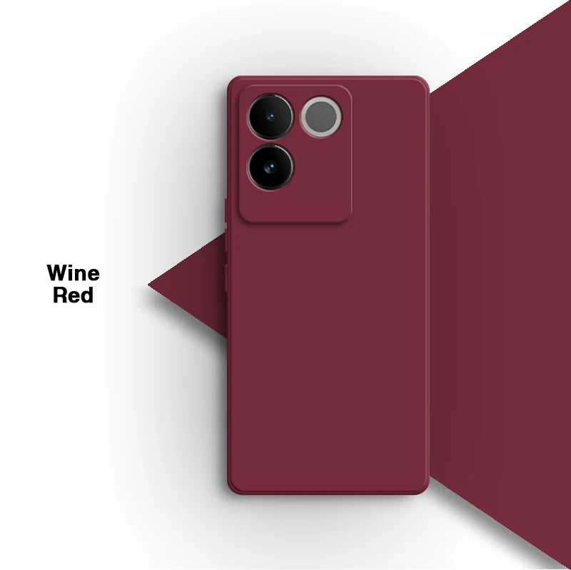 Enhanced Liquid Silicone Shockproof Phone Case with Global Lens Protection