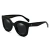 Women Fashion Gradient Vintage Round Style Sunglasses Classic 3 Dots Deep Blue Frame Sun Glasses Oculo 0 -0.5 -1.0 -2.0 To -6.0 2