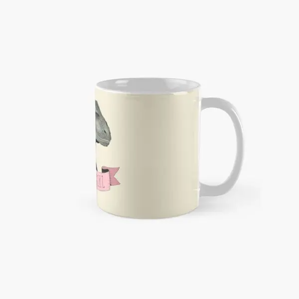 

Clever Girl Raptor Dinosaur Classic Mug Photo Picture Handle Round Simple Coffee Design Printed Drinkware Gifts Cup Tea Image