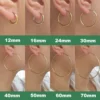 Stainless Steel 12-70mm Mariasz Minimalist Big Circle Hoop Earrings for Women Trendy Gold Color Metal Round Earring Jewelry 1