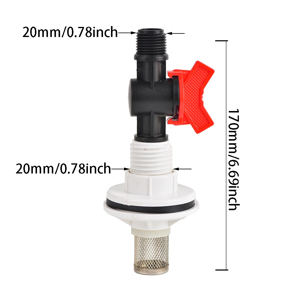 thumbnail image 2 of Qitdathn 2 PCS Rain Barrel Bulkhead Fitting Kit With Plugs And Hole Saw Tool, 1 Inch PVC Spigot Connector Kit For Rain Barrels Water Tanks Pools Aquariums Tubs (Bulkhead 1 2 of 10