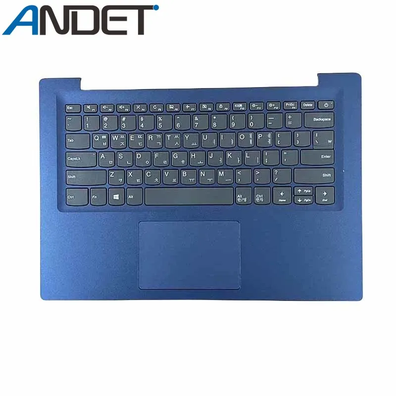 

New Original For Lenovo Ideapad 120S-14IAP IKB S130-14IGM Blue Korean Laptop Keyboard Palmrest Upper Case C Cover 5CB0R61204