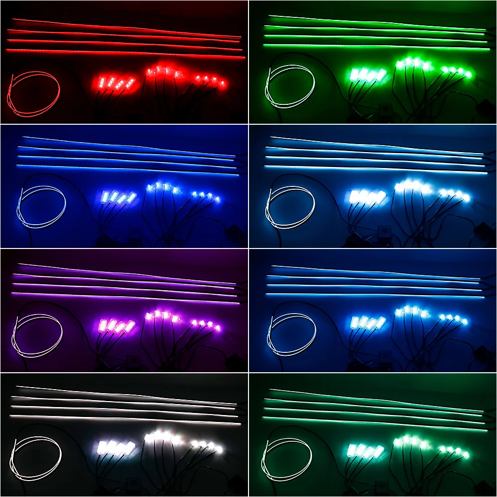 รูปสินค้า แถบไฟ RGB ปรับแสงได้ 64 สี ควบคุมผ่านแอปพลิเคชัน