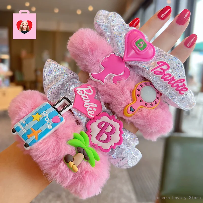 Accessorio Per Capelli Barbie 2023 Y2K Hair Rope Hairband Princess Large Hair Band Cartoon Periferiche Peluche Copricapo Fashion Girl Women