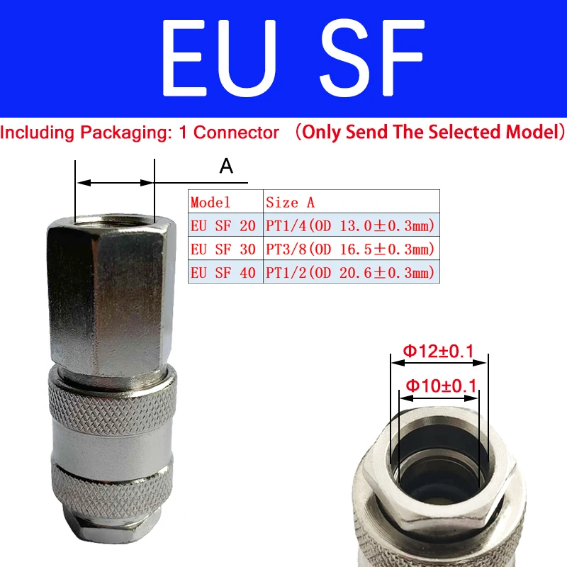 Enhanced Air Hose Connector with Quick Release Coupling