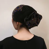 New Diamonds Underscarf Muslim Hijab Hat Women Bonnet Beanies Cap Hair Loss Headscarf Head Wrap Bandanas Headband Turbante Mujer