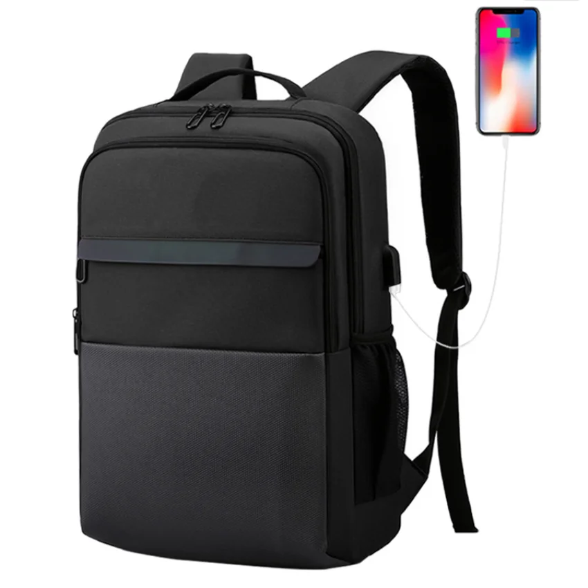 

​Lightweight Business Men's Backpack Laptop USB Charging Back Bag for Men Stylish Waterproof Casual Man Rucksack School Backpack