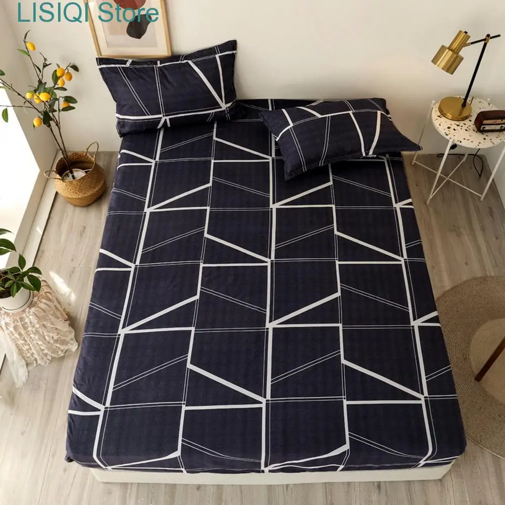 

New Fashion Magic space Bed Fitted Sheets Mattress Cover with Elastic Microfiber 90*200*30 120*200*30cm