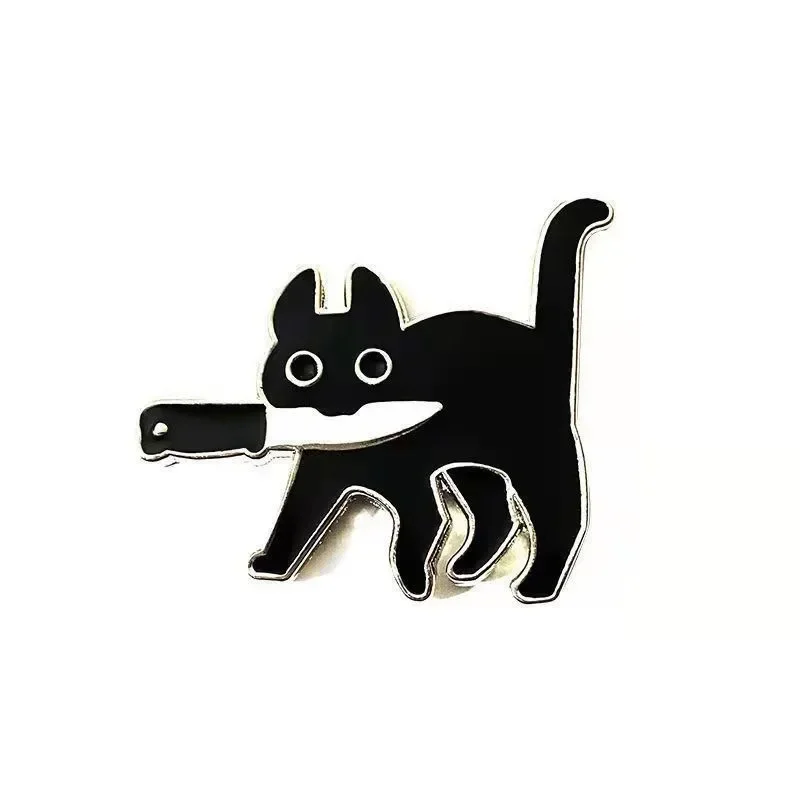 

New Cute Funny White Goose Brooches Enamel Pins for Women Cartoon Anime Cat Badges Backpack Shirt Lapel Pin Jewelry Friends Gift
