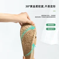 Men Shoes Slippers Linen Home Indoor Open Toe Flat Shoe Beach Slippers Striped Spliced Rubber Sandals Zapatillas Hombre - Image 3