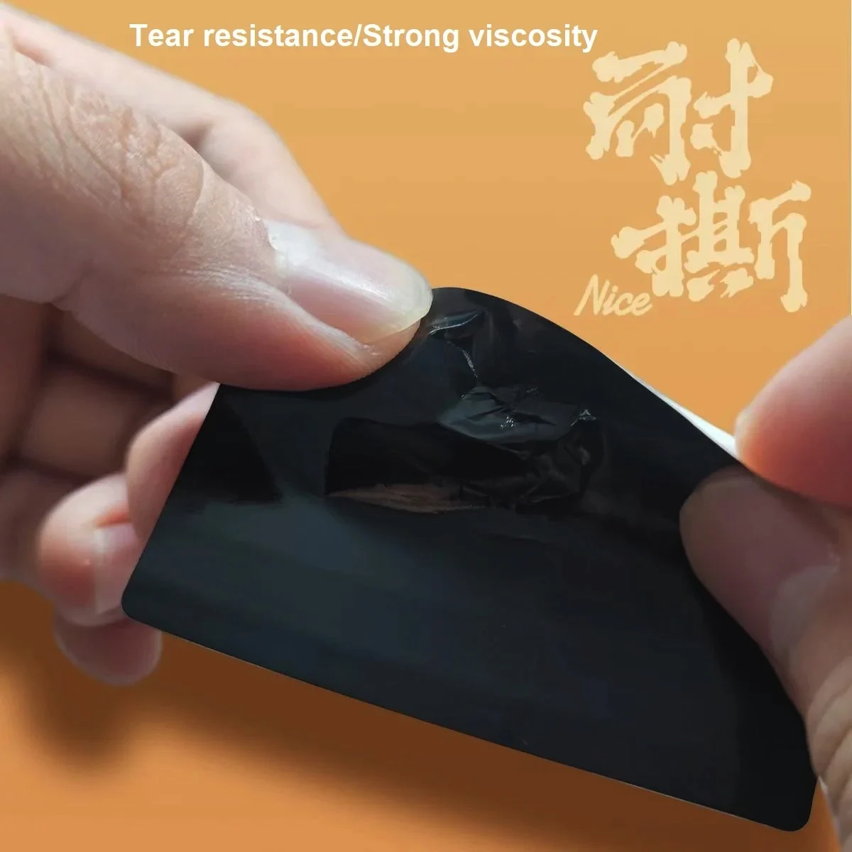 검정색 라벨 용지 75x50 합성 PP 자체 접착 스티커 PVC 장비 명판 바코드 인쇄 용지 흰색 수지 리본