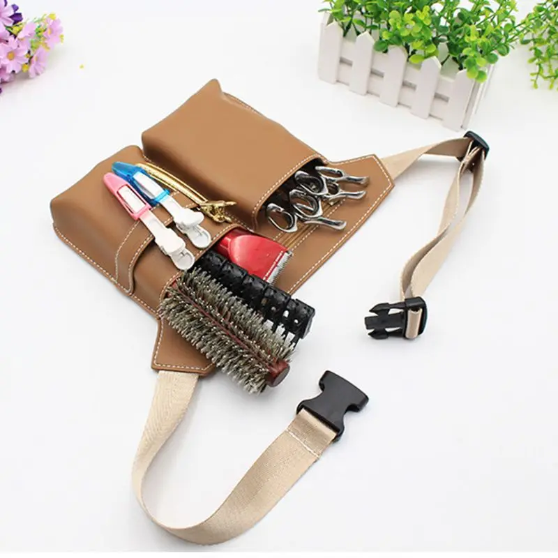 Professional Barber Scissors Bag Waist Pack Hairdressing Hair Salon Tool