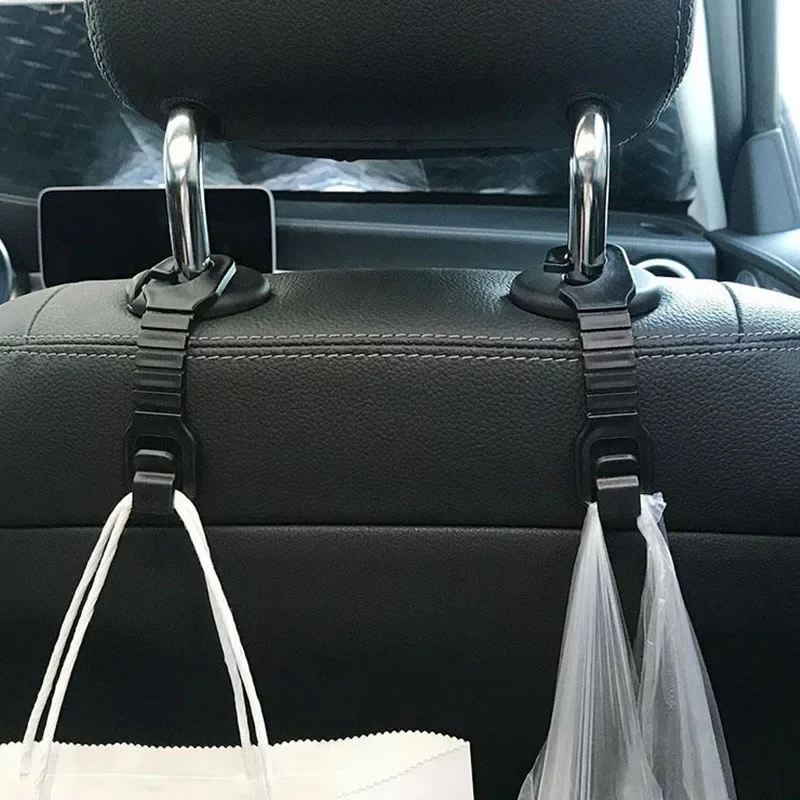 Ortarco Ganci per poggiatesta auto, 4 pezzi per seggiolino auto con