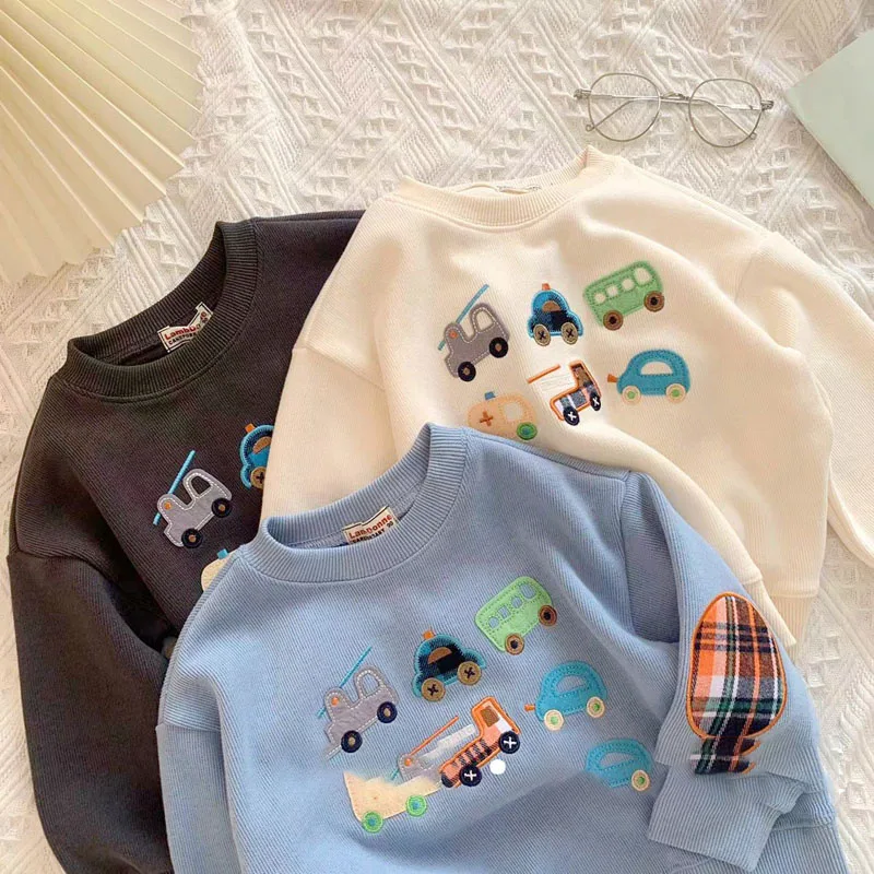 Toddler Car Embroidered Hoodiep 1
