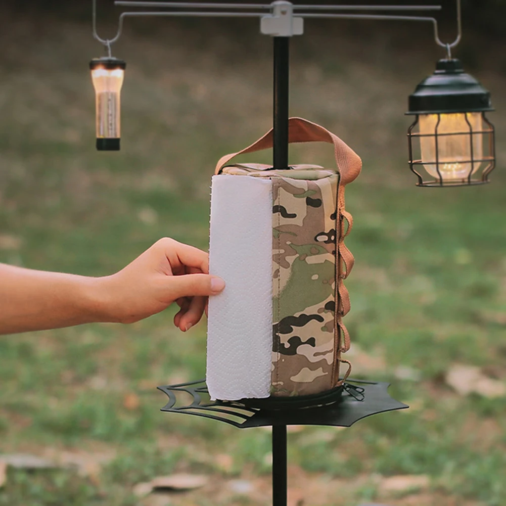 Camping Paper Box Kitchen Paper Storage Bag Hangable Drawer Middle Perforated Towel Kitchen Tissue Box