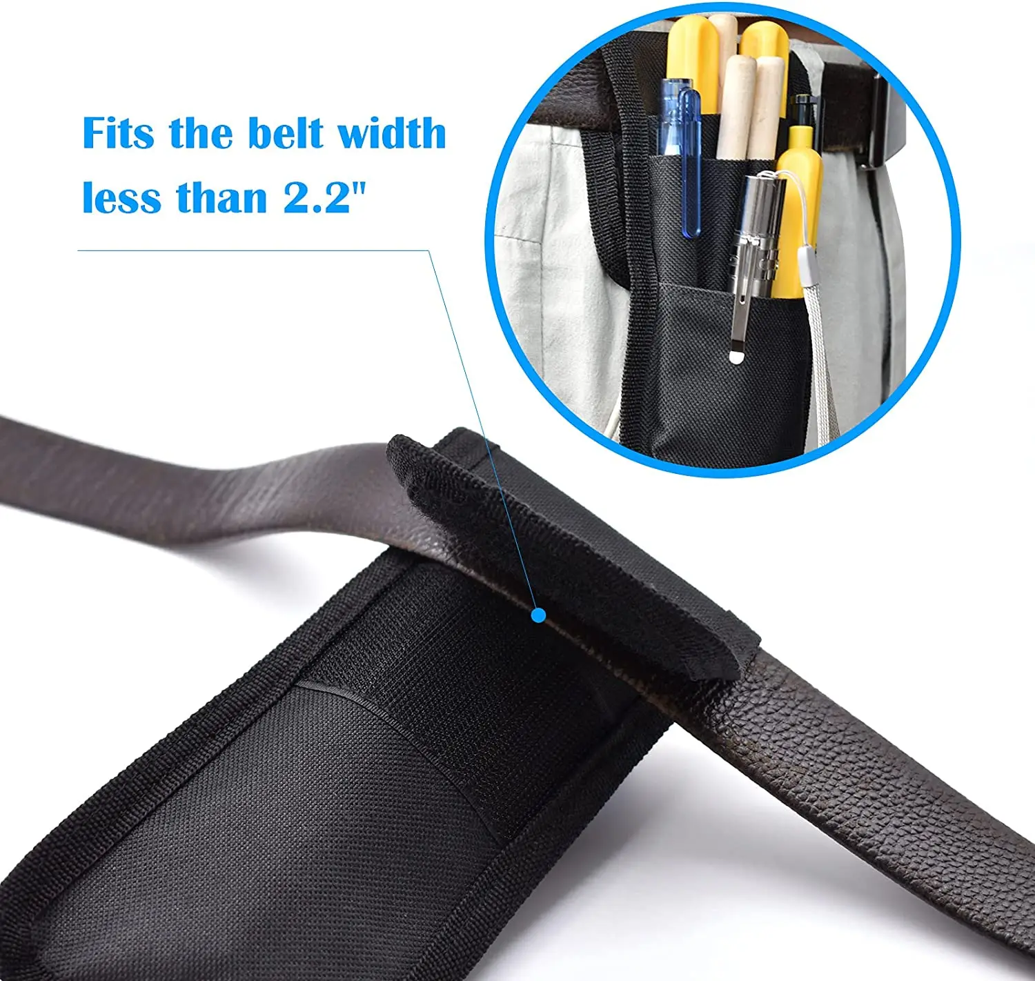 Belt Pen Holder KATOLK Multifunctional Adjustable Tactical Pencil Pouch Detachable Military Duty Pencil Sleeve Case
