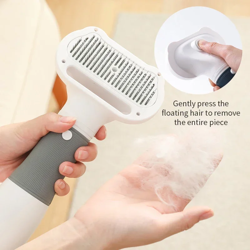 Pet Hair Dryer 3 in1 Quiet Dog Hair Dryers and Comb Brush Grooming Kitten Cat Hair Comb Puppy Fur Blower Low Noise Temprature