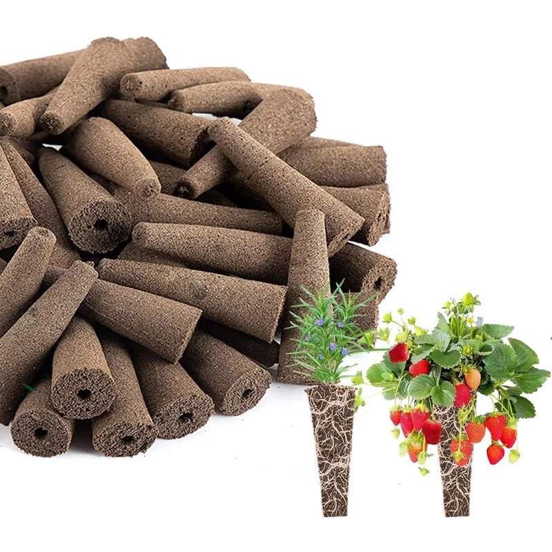 Hydroponic Growing Sponges Soilless Cultivation Seedling Cup Seed Starter Plants Germinate Transplant Nursery Block Garden DIY