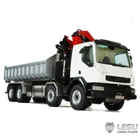 LESU RC Dump Truck 1/14 Radio Cpntrol Tipper for Remote Control Hydraulic Roll On/Off Dumper Crane Cae Th20606-Smt3 1