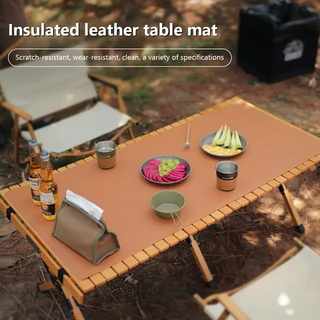 캠핑의 필수품: 캠핑 우드 롤 테이블 매트로 편안한 야외 식사 캠핑의 필수품: 캠핑 우드 롤 테이블 매트로 편안한 야외 식사