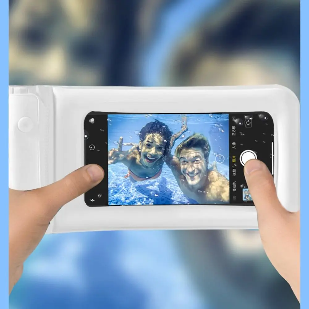 Floating Airbag Waterproof Swim Bag Phone Case Protection Hanging Cover Diving Cover Touch Screen Drifting Suitable For Swimming