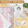 Pink Blooming Heirloom Rose Beach Towels Bath Towel  Inch Water-absorbent For Bathroom Customisable Souvenir Gift 4