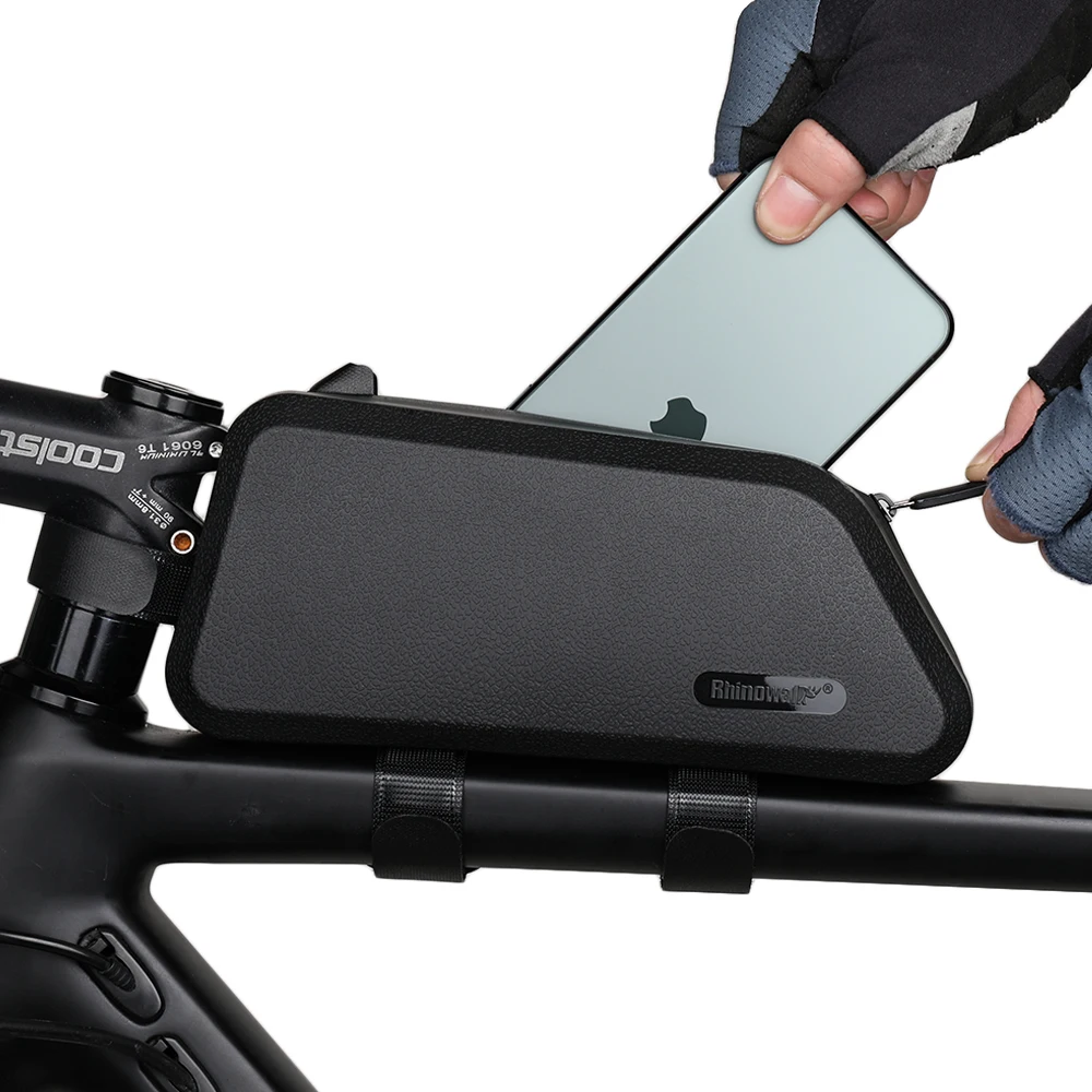 Waterproof Top Tube Bicycle Bag Hard Shell Bike Bag for Road bike Stable Cycling Frame Bike Accessories bike bag bicycle bag bike accessory