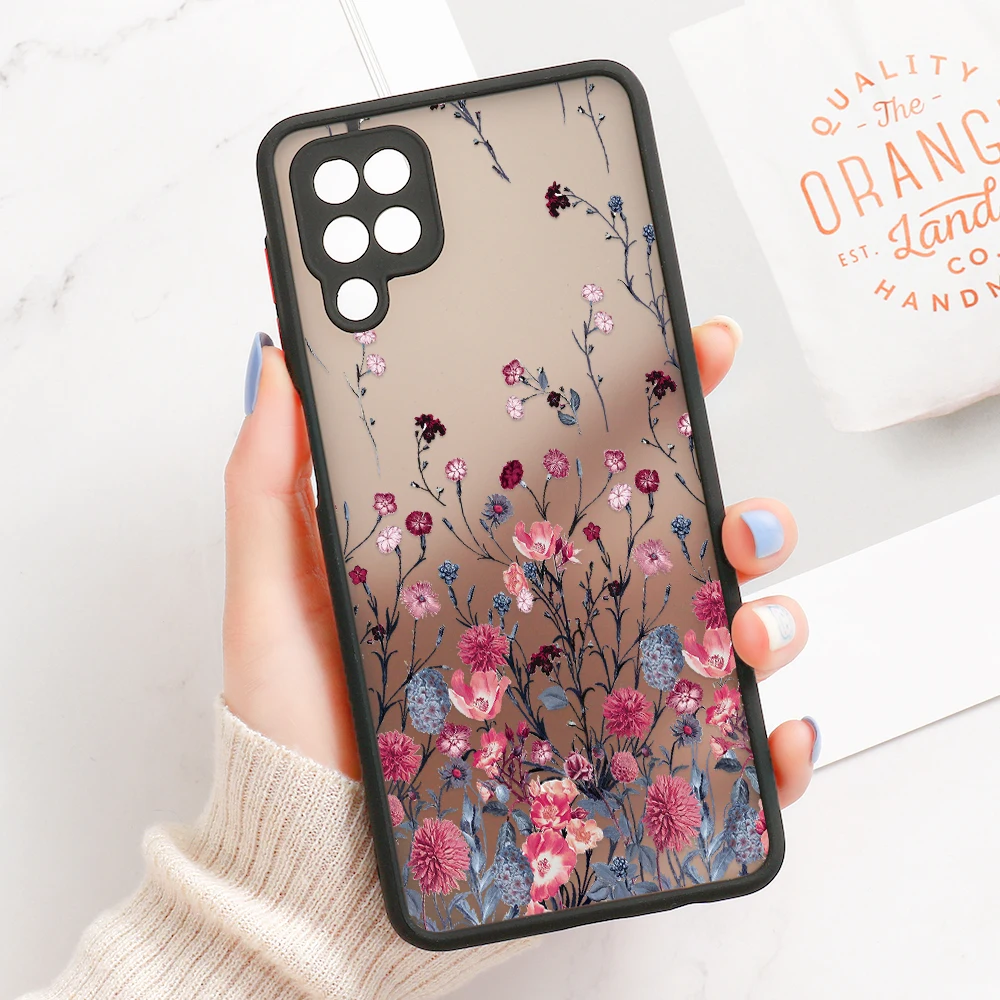 Floral Design Hard Phone Case Protective Cover