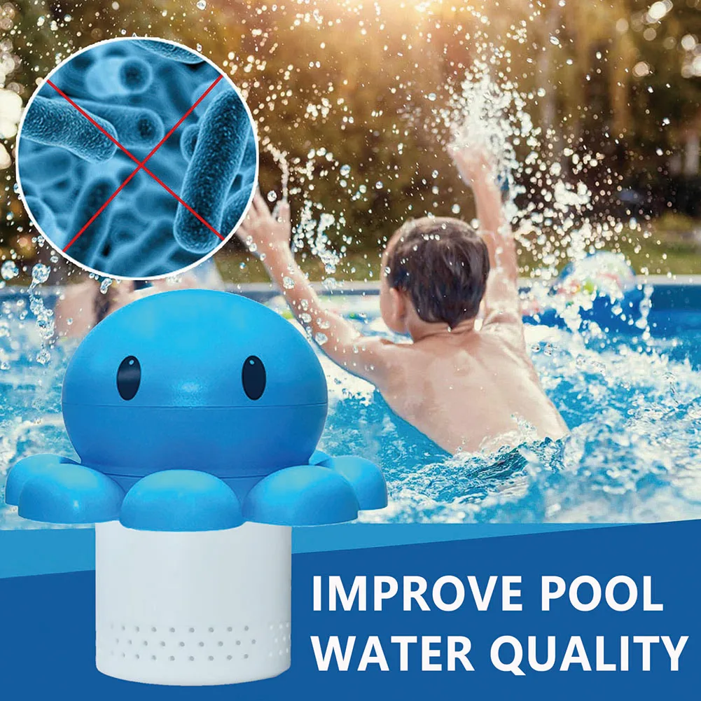 Pool Chlorine Floater Chemical Dispenser Holds Up To Tablets