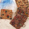 Cork Card Bag Women's Card Bag Silicone Beaded Wrist Strap Keychain Printed Coin Purse Pendant Keychain 1